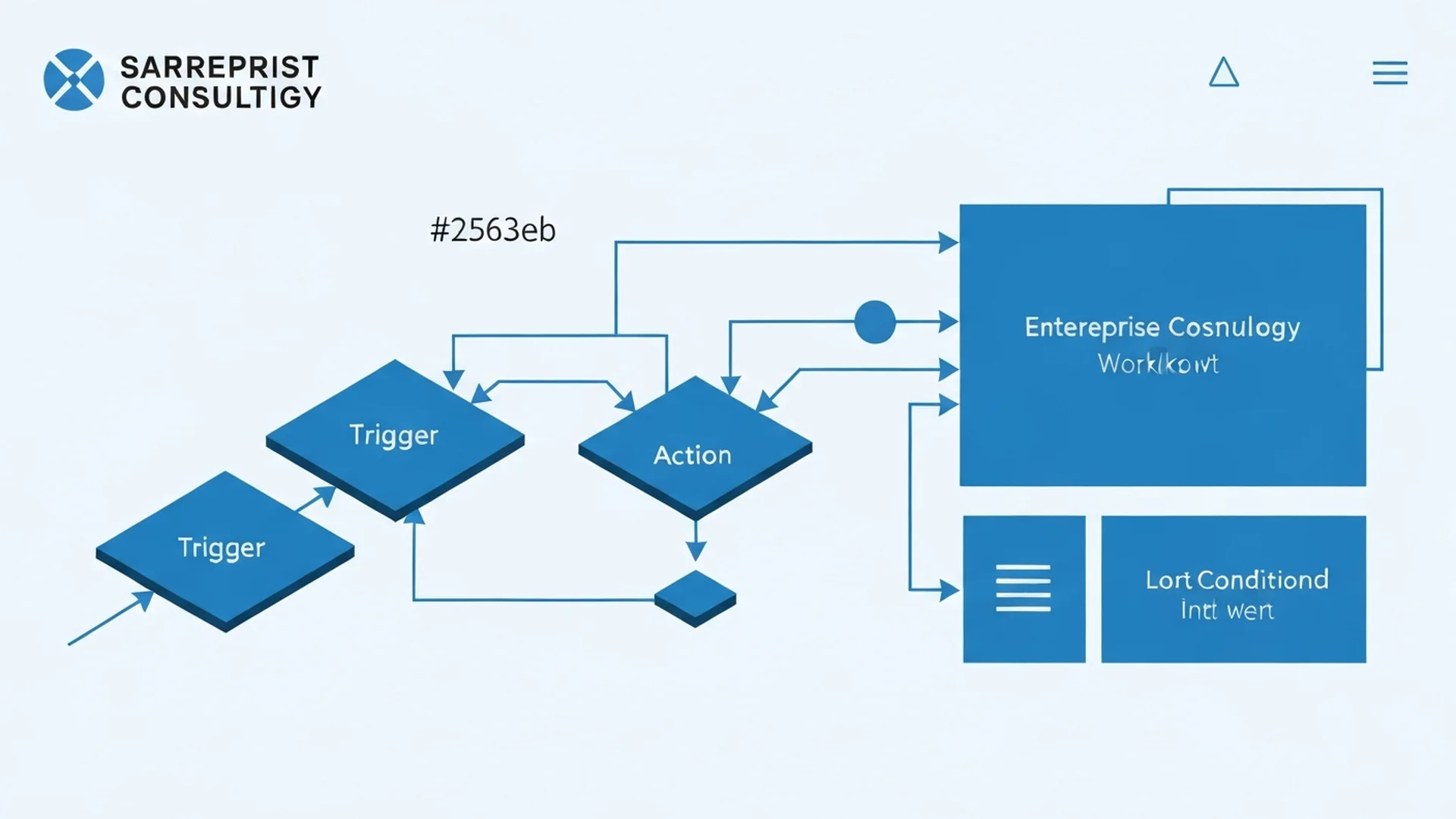 Power Automate workflow diagram showing document approval routing, notifications, and SharePoint list automation triggers
